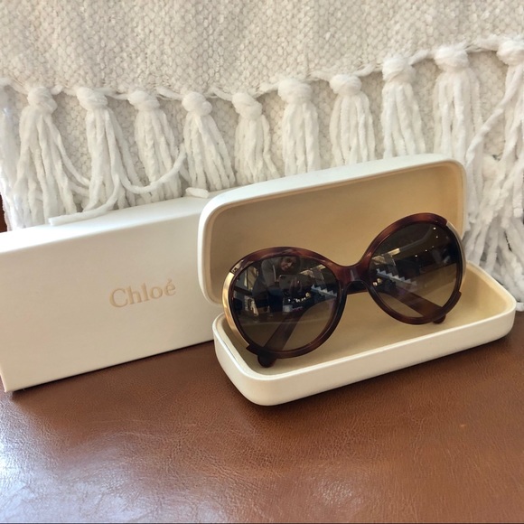Chloe Accessories - Chloe Light Havana Sunglasses